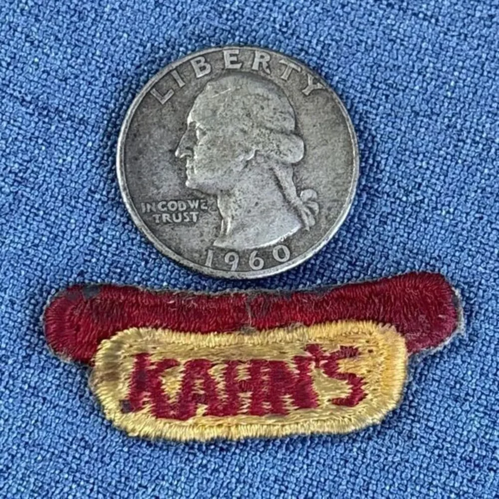 Kahn's Hotdog Patch 80's Never‎ Used